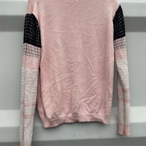 Pink and Black Women's Sweater